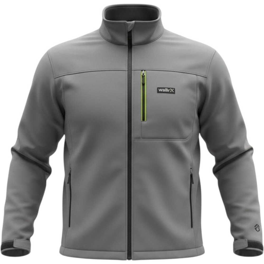 Walls Construction Jacket Full Zip Fleece Lined YJ918GA9 Grey Softshell Mens 2XL